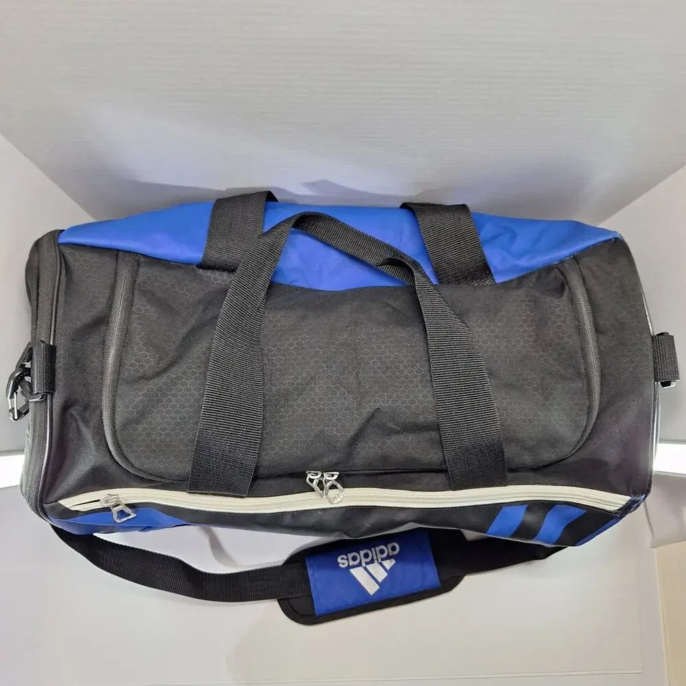 Adidas 2017 Team Issue Duffel Bag Medium Blue Hydro Shield Gym Sports Travel
